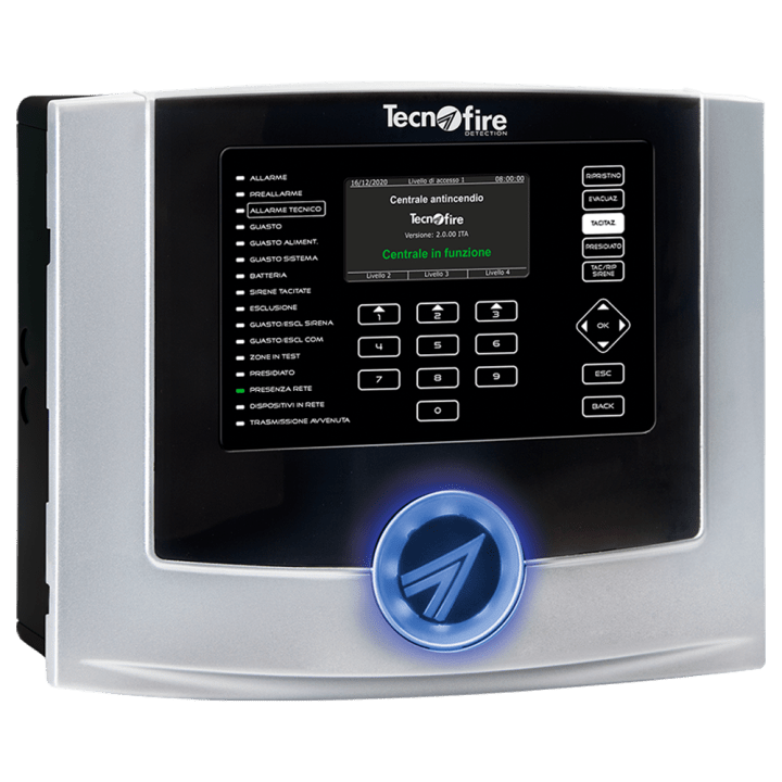 TECNOFIRE TF-TFA1-298-PT Drošības vadības panelis – Ielaušanās signalizācijas sistēma