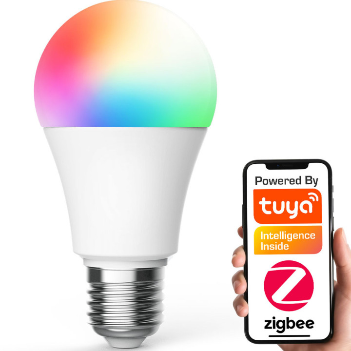 Smart LED Bulb RGB+CCT E27 9W ZigBee TUYA