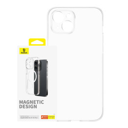 Magnētiskais tālruņa futrālis iPhone 15 Plus Baseus OS Lucent Series (caurspīdīgs)