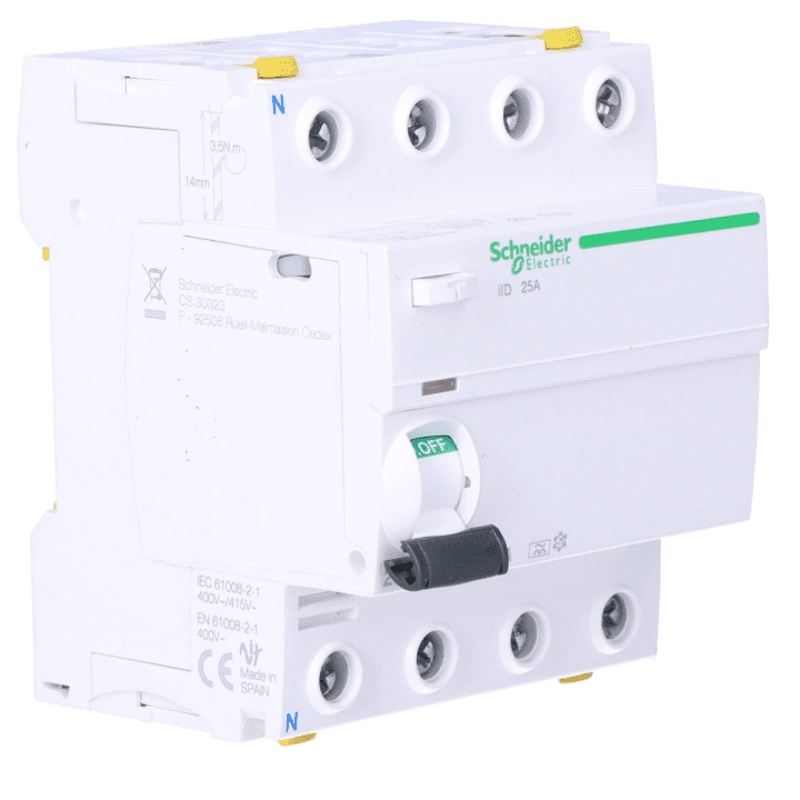 Schneider iID-25-4-30-A RCD 4-Pole 25A