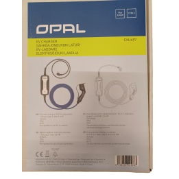 EV Charging Cable Schuko-Type 2 8/16A 3.6kW 6m OPAL CNJ497