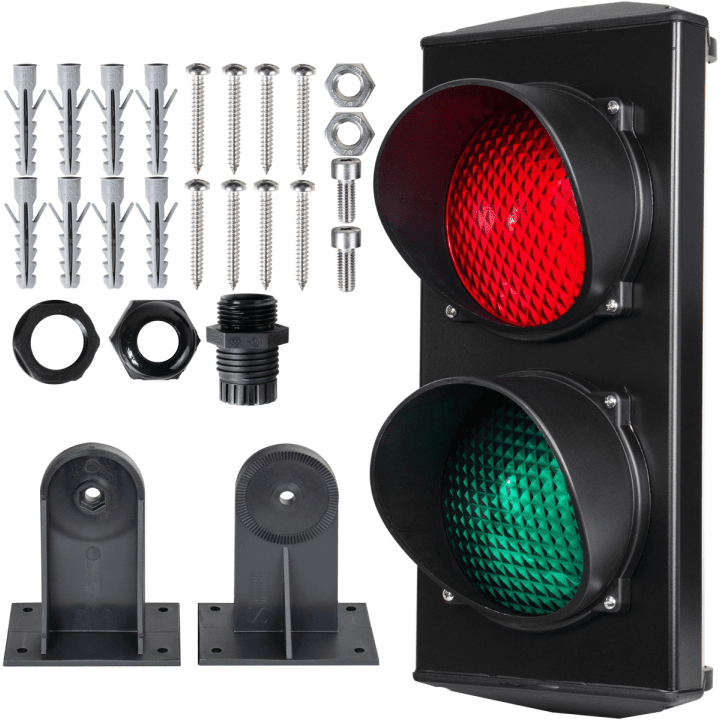CAME PL0583 Светодиодный семафор 2-камерный красный/зеленый 24В AC/DC IP65 124мм 2x3Вт