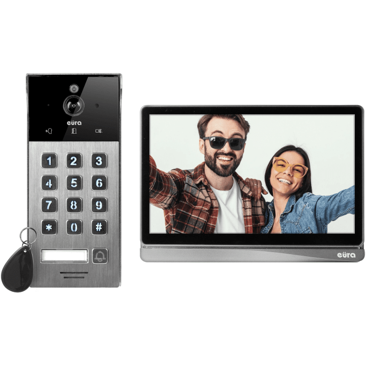 EURA VDP-30C5 Tuya video sisetelefon puutetundliku ekraaniga monitori ja mobiilirakenduse toega