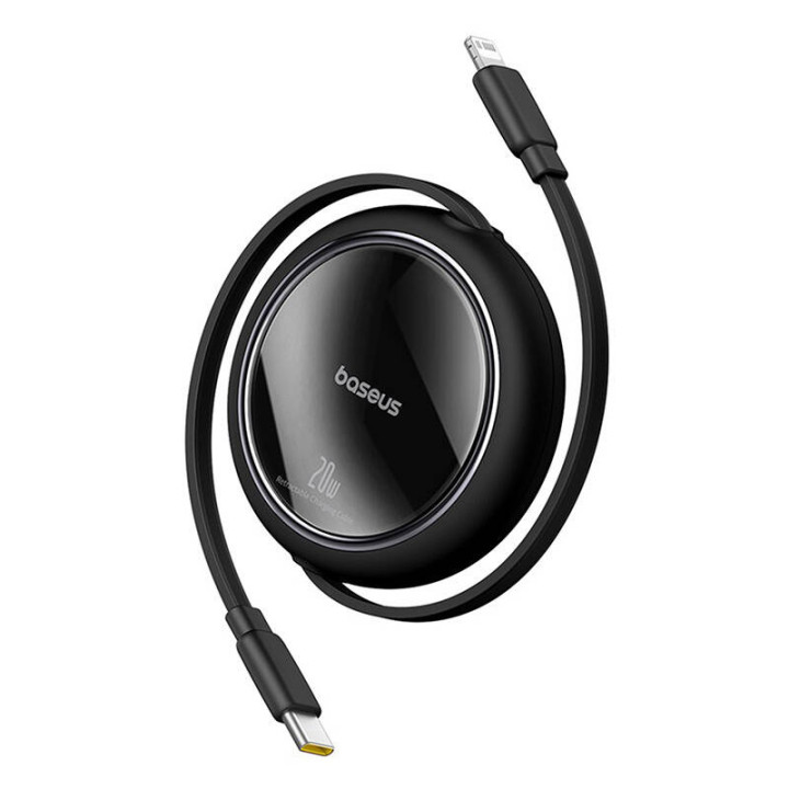 USB-kaapeli Baseus Free2Pull USB-C iP 20W 1m (musta)