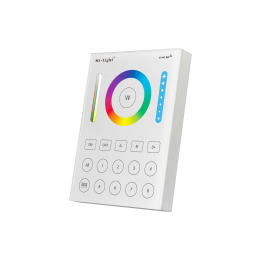 Wall mounted controller RGB+CCT 8-zone 2xAAA B8