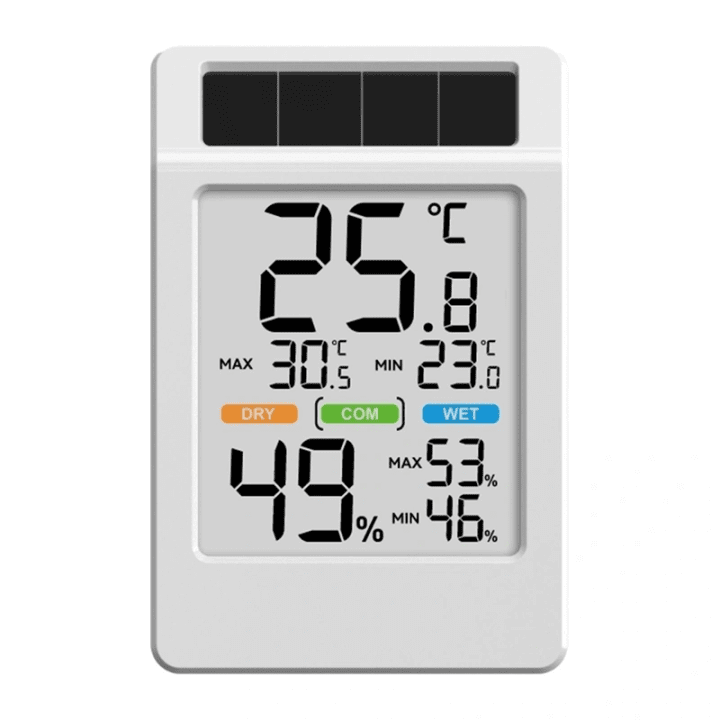 BALDTHERM B0590TH-V6 Термогигрометр на солнечной энергии с большим экраном