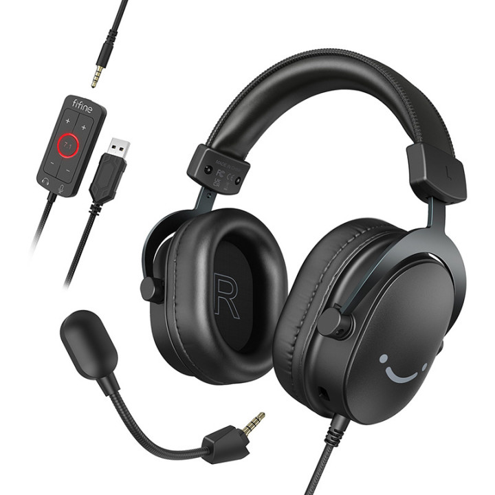 Fifine H9 Gaming Headphones (Black)