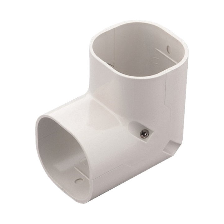 Refrigerant Duct Flat Bend SC-77-I Ivory