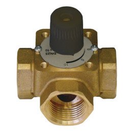 Three-way mixing valve internal thread brass PN10 DN15 HERZ CEW966