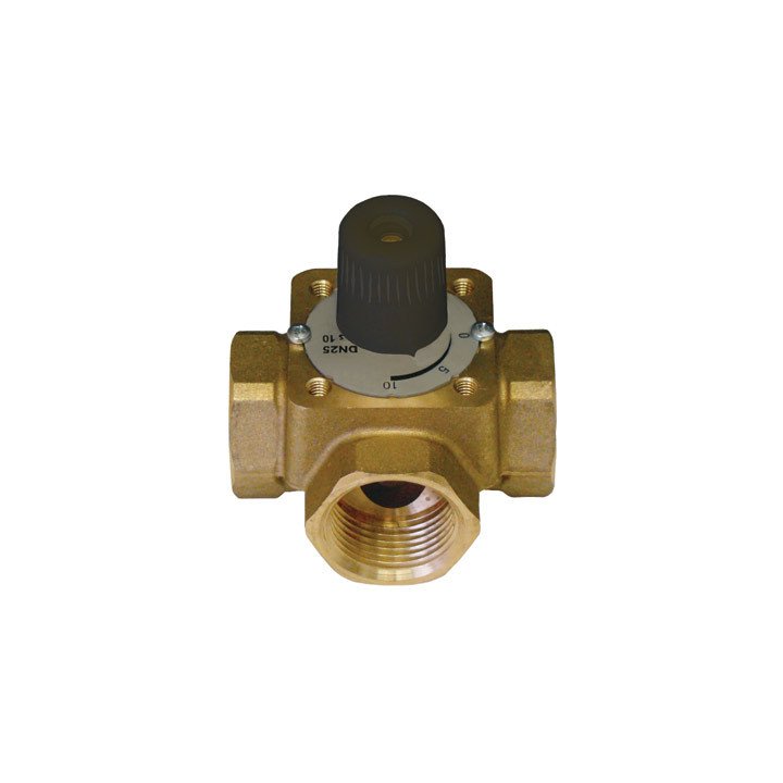 Three-way mixing valve internal thread brass PN10 DN15 HERZ CEW966