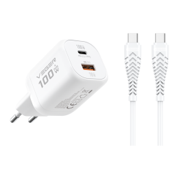 VEGER VG-TR150-Kit-100W1A1C 100W GaN USB-C & USB-A Charger