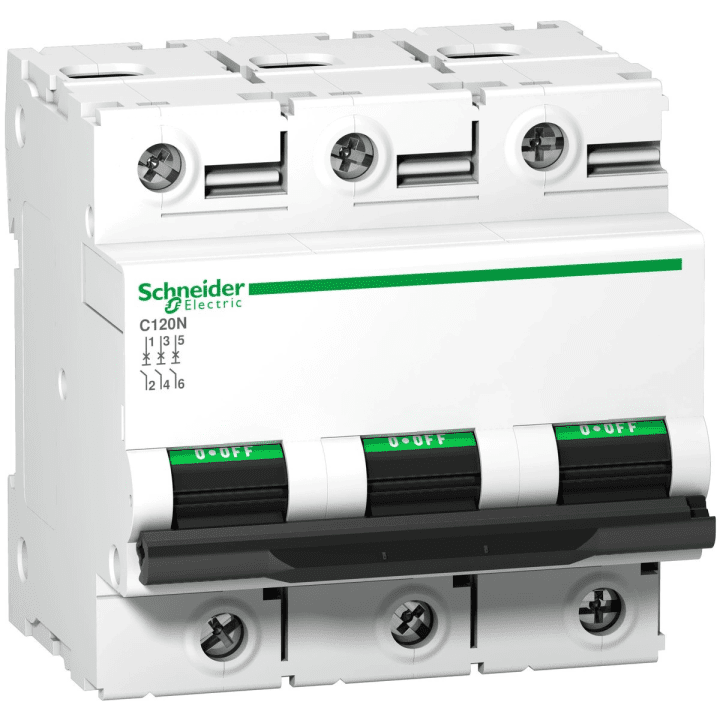 Schneider Electric C120N-C100-3 C 100A 3-полюсный миниатюрный автоматический выключатель