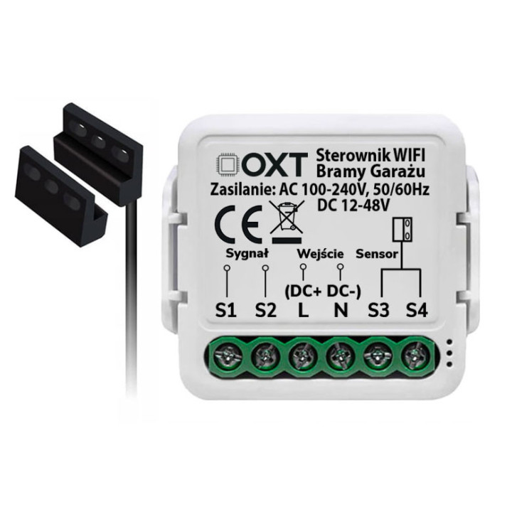 Модуль OXT с датчиком для гаражных ворот TUYA WiFi