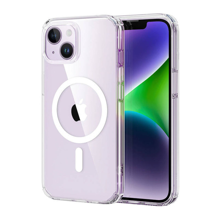 Ümbris ESR Krystec Clear iPhone 14 Plus jaoks, Magsafe (selge)