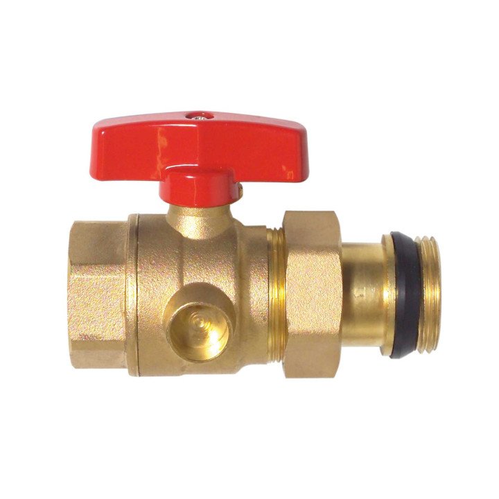 DANFOSS Misiņa Lodventilis 1" ar Temperatūras Ligzdu