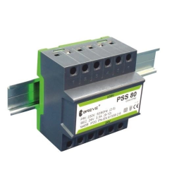 Yksivaiheinen muuntaja PSS 80N 230V 24V IP30 DIN-kiskoon TH-35 modulaarisessa kotelossa