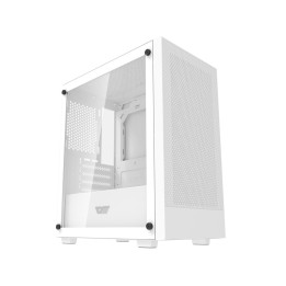 Darkflash M305 White Mini Tower Computer Case without Fans
