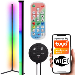 AMBIENT LED RGBIC WiFi BT TUYA stāvlampa