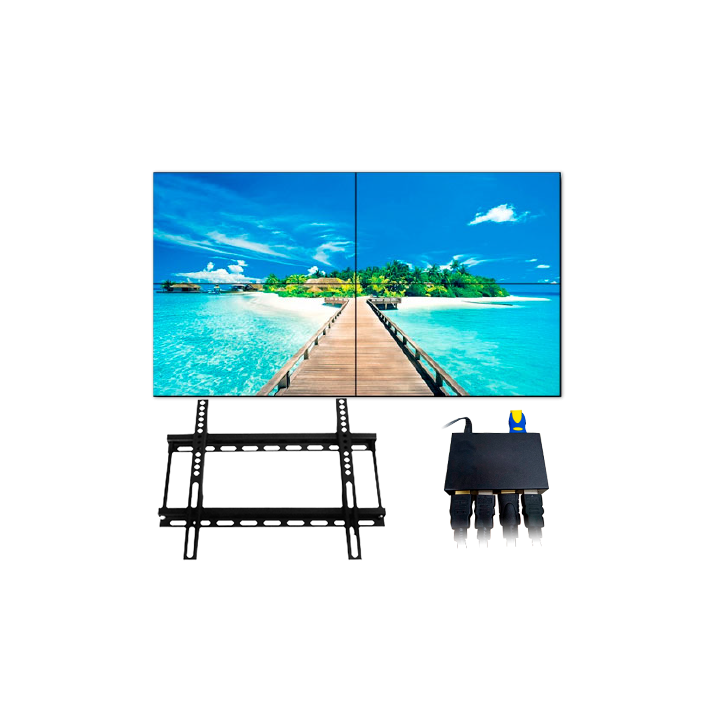 KIT-VIDEOWALL55-2X2-WALL MARCA BLANCA viedais griestu/sienas gaismeklis, balts