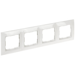 KONTAKT Simon DR4/11-SIMON54 Premium 4-vietu rāmis Simon 54 sērijai, IP20