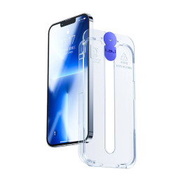 Pilnekrāna rūdīts stikls Joyroom Easy Fit JR-H11 tālrunim Apple iPhone 14 Plus 6,7 collu