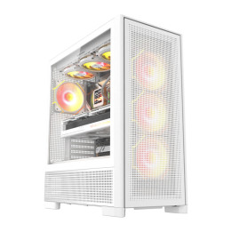 DarkFlash AIRNOVA Big Tower Case White +3 Fans E-ATX USB-C