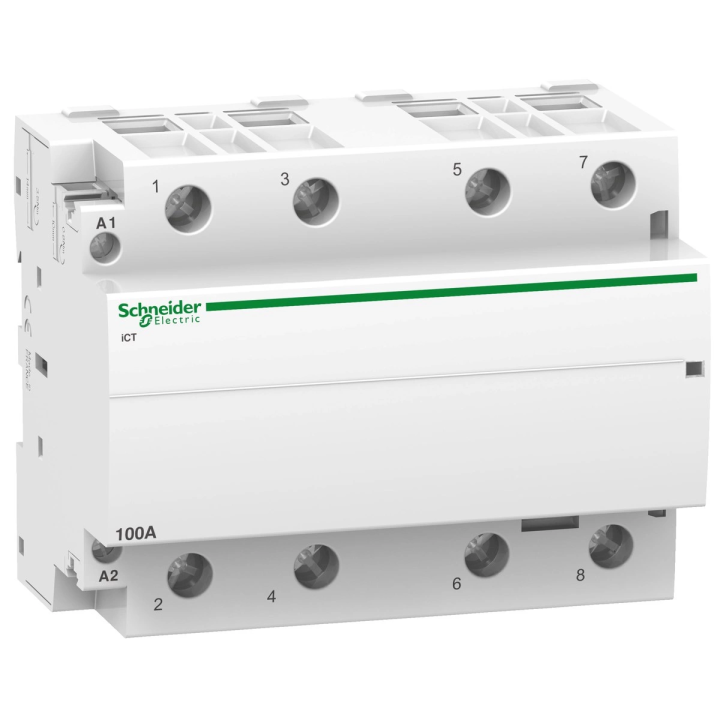 Schneider Electric Modular Contactor iCT50-10-40-230 100A 4NO 50Hz 220/240 VAC