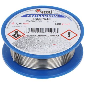 Solder Wire Wire Pre-1.20/100 Unipress Cynel