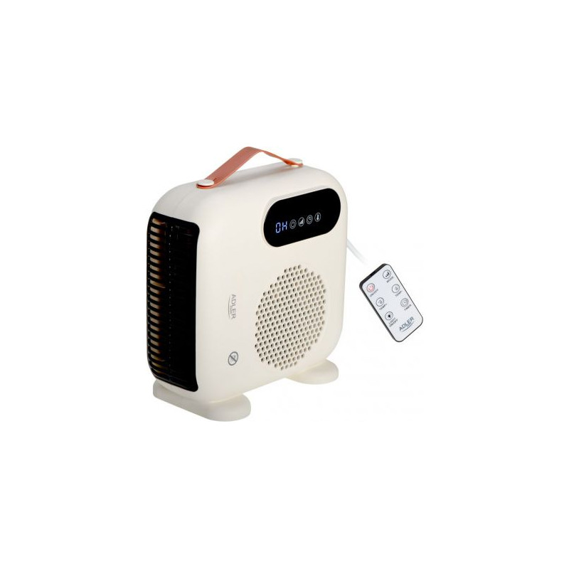 Adler LED ventilatora sildītājs ar tālvadības