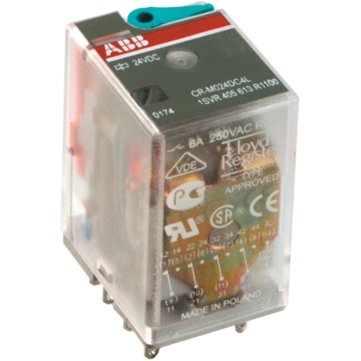 ABB AMQ684 Pārslēdzējrelejs CR-M 6A 24V DC