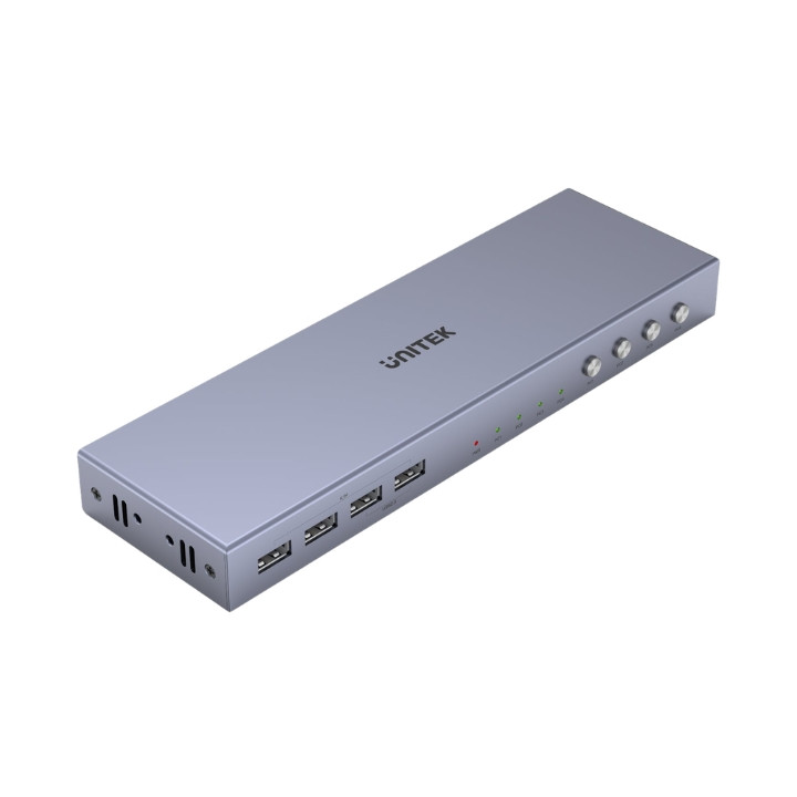 Unitek Przełącznik KVM 4K HDMI 2.0 4-in 1-out +USB
