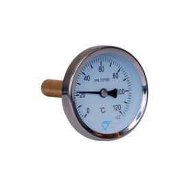 REMART AMC588 Bimetal Thermometer D80 0-120°C 1/2" L=60mm
