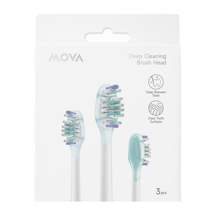 MOVA ABH2-CL Replacement Brush Heads for Fresh 20 / Sensus Fresh 10 (3-Pack)