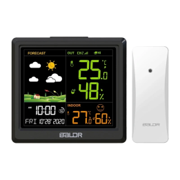 BALDRTHERM B0389WST2H2-V1 meteorologinė stotis su lauko jutikliu