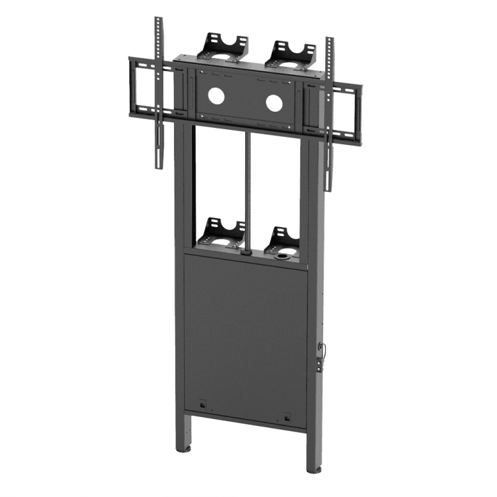 IBOARD IB-EST08-W2-V3-B Universāls montāžas kronšteins – Melns, monitoriem/TV līdz 30kg