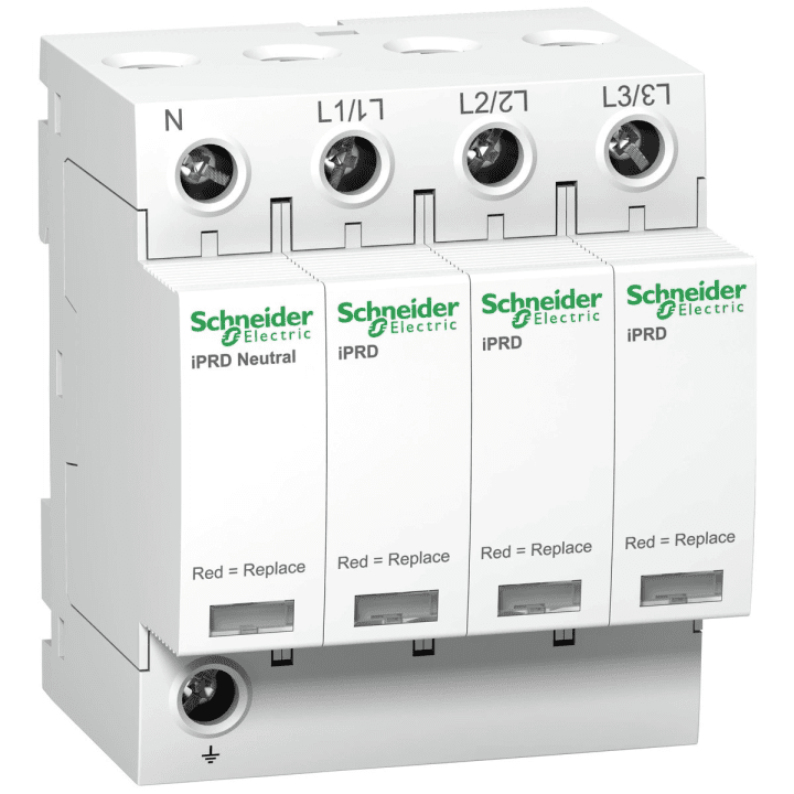 Schneider Electric iPRD20-T2-3N ylijännitesuojalaite 3+1-napainen tyyppi 2 20 kA