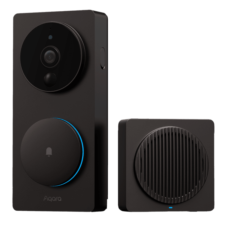 Aqara G4 Black SVD-C03 älykäs ovikamera Wi-Fi, 12-24V DC