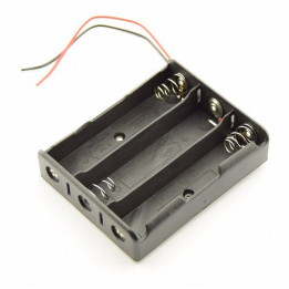 3x 18650 bateriju turētājs ar 150mm vadu vadiem 15cm