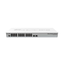 Mikrotik CRS326-24G-2S+RM 24 portu gigabitu pārvaldīts slēdzis ar 2x SFP+