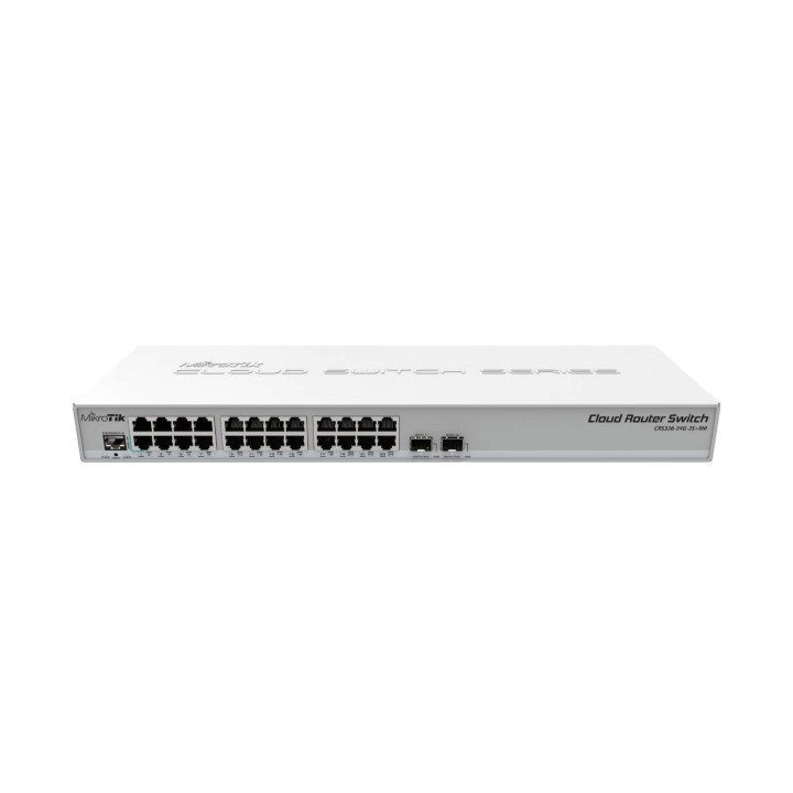 Mikrotik CRS326-24G-2S+RM 24 portu gigabitu pārvaldīts slēdzis ar 2x SFP+