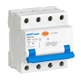 Chint NB310L 3P+N 10A 30mA RCBO Automātslēdzis