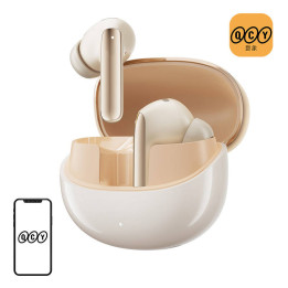 QCY MeloBuds Pro HT08 TWS Earbuds with ANC, Gold