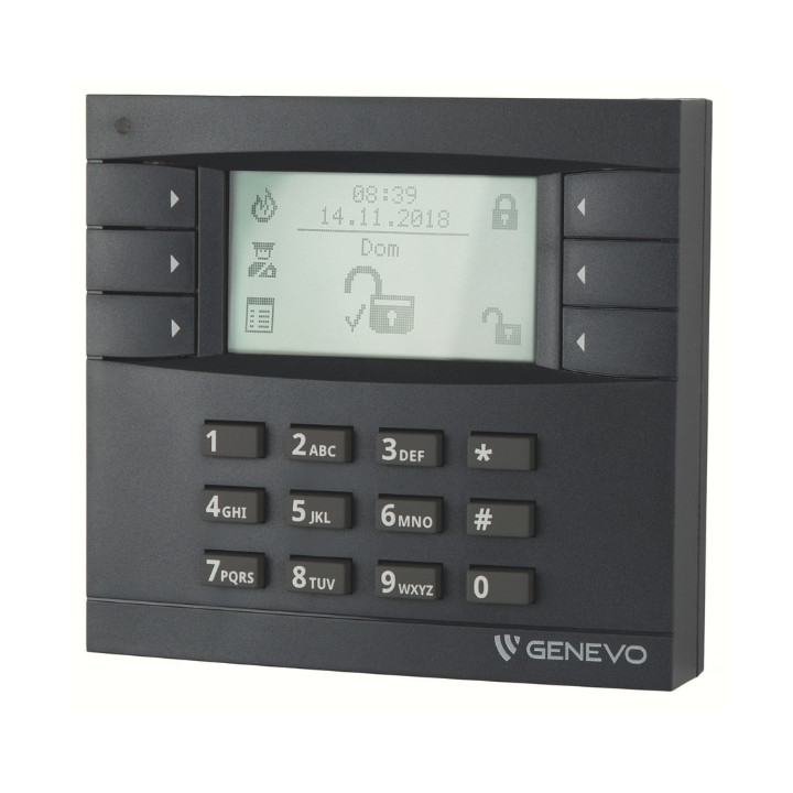 KLAVIATŪRA SIGNALIZACIJOS CENTRALEI PRIMA-LCD-GY-WH ЖЕНЕВО