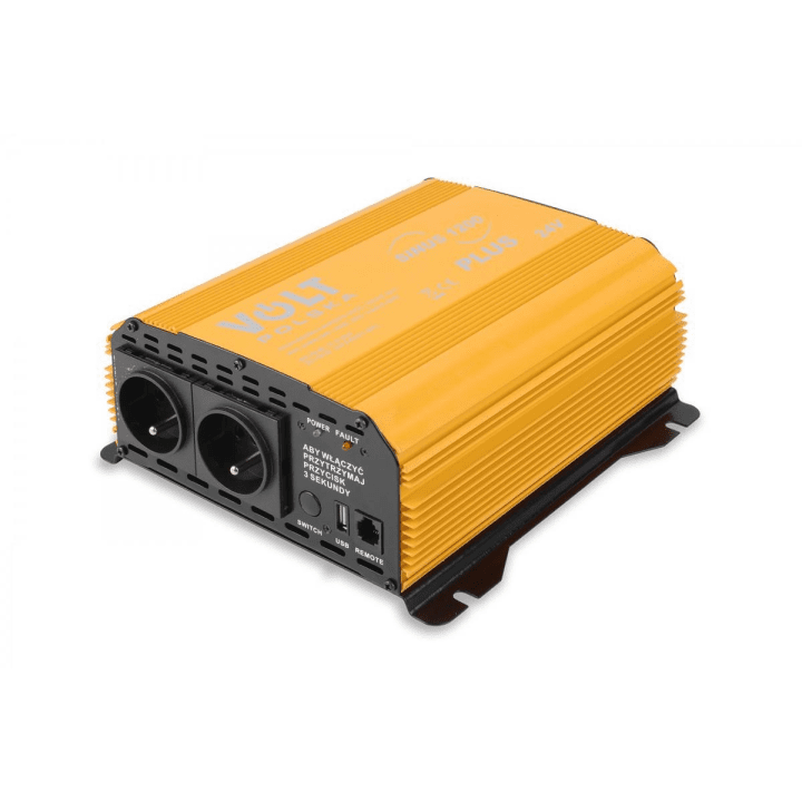 INVERTER VOLT POLSKA SINUS PLUS 1200 24V / 230V 600/1200W