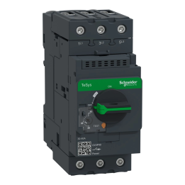 Schneider Electric TeSys GV3L magnetic motor circuit breaker, rotary drive 40A box terminals