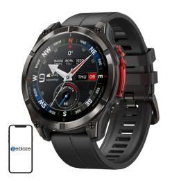 Išmanusis laikrodis „Zeblaze Stratos 4 Pro“ (juodas)
