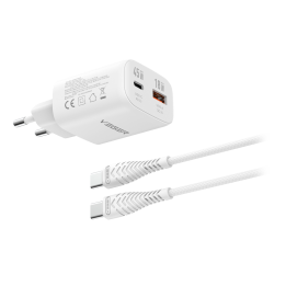 VEGER VG-TC101-Kit-45W1A1C 45W USB-C и USB-A быстрое зарядное устройство с PD 3.0 для смартфонов и планшетов