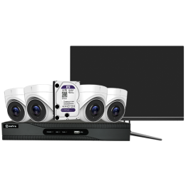SAFIRE SF-KIT41-4K 4K CCTV komplekts mājas drošībai