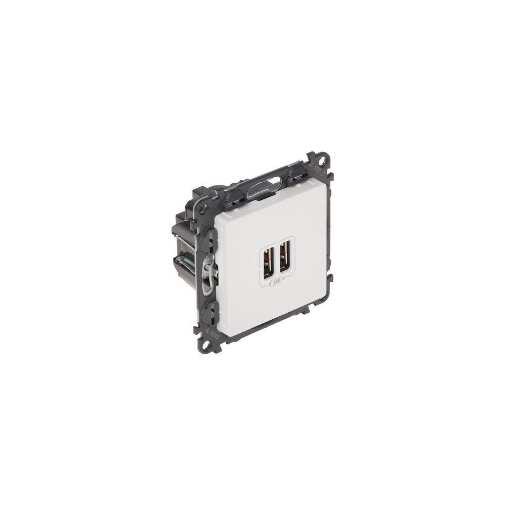 LATAUSpistoke LE-753112 Valena Life 2 USB-PORTTIA 2.4A/5V LEGRAND
