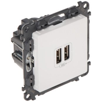 Ikrovimo lizdas LE-753112 Valena Life 2 USB PRIJUNGTAI 2.4A/5V LEGRAND